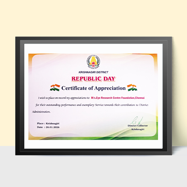 Republic Day Recognition Certificate